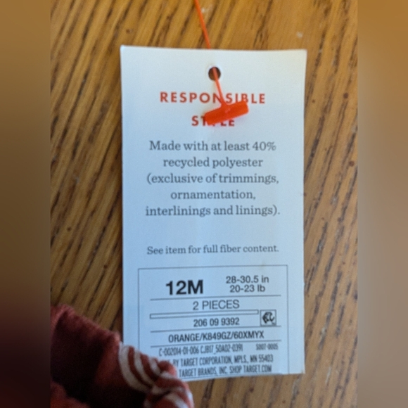 Cat & Jack cotton Rainbow 2 piece Outfit, Sz 12 months NWT - Picture 4 of 9